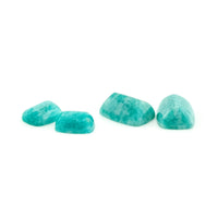 10x8 to 14x10mm Amelia Teal Amazonite™ Sugarloaf Cabs