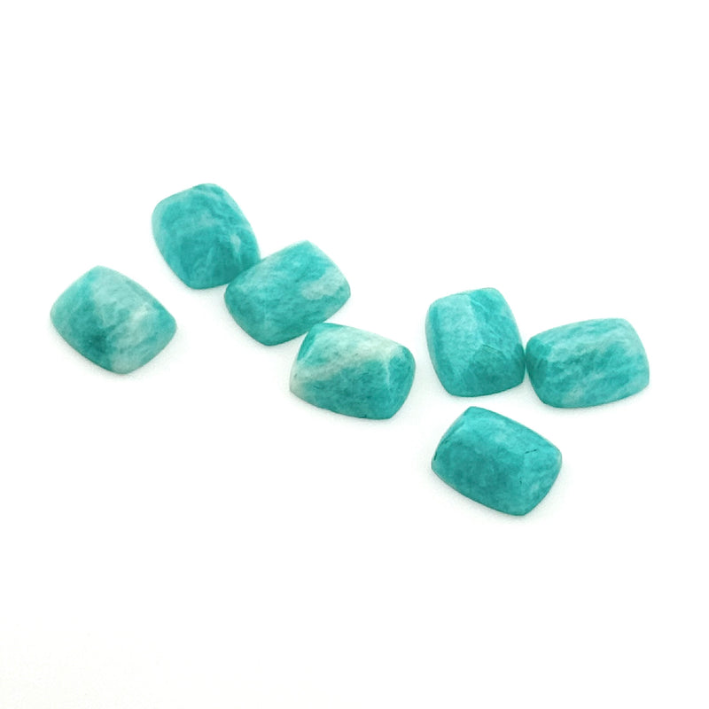 10x8 to 14x10mm Amelia Teal Amazonite™ Sugarloaf Cabs