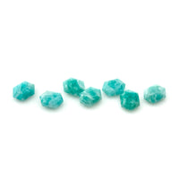 8x6mm to 16x12mm Amelia Teal Amazonite™ Hex Tablets™