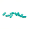 12x5mm Amelia Teal Amazonite™ Elongated Hex Tablets™