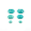 8x6mm to 16x12mm Amelia Teal Amazonite™ Hex Tablets™