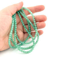 4mm Adventurine Round Bead Strands