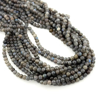 4mm Labradorite Round Bead Strands
