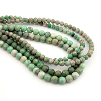 6 to 8mm Utah Veriscite Round Bead Strands
