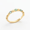 Customizable 2.75mm Round Three Stone Stackers Ring No. 9883