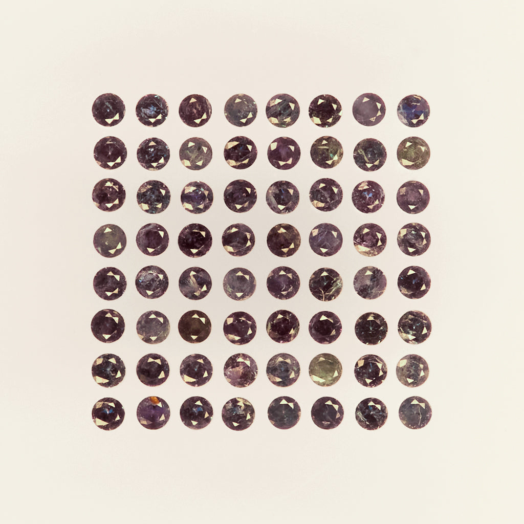 1 to 2mm AAA Dark Brazilian Alexandrite Rounds