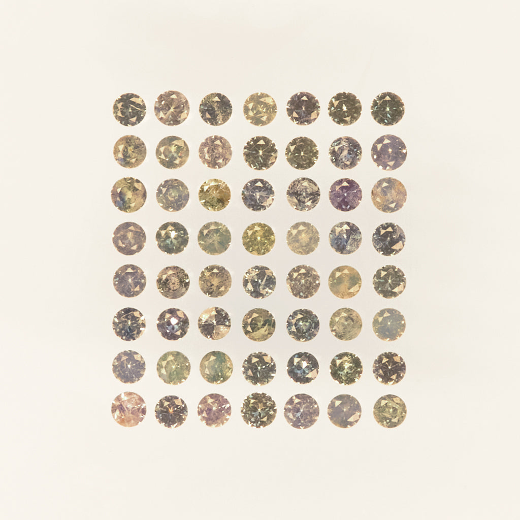 1 to 2mm AAA Light Brazilian Alexandrite Rounds