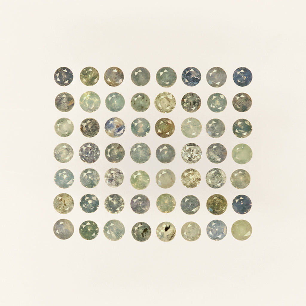 1 to 2mm AA Light Brazilian Alexandrite Rounds