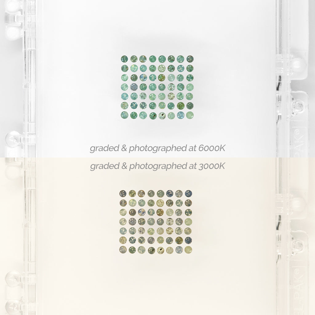 1 to 2mm AA Light Brazilian Alexandrite Rounds