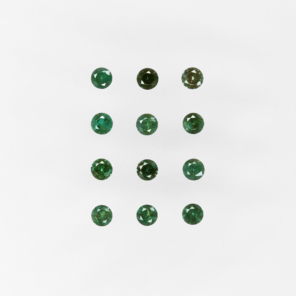 1 to 2mm AAA Dark Brazilian Alexandrite Rounds