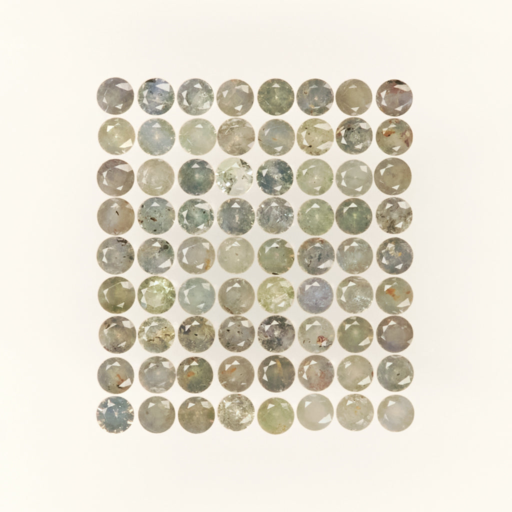 1 to 2mm AA Light Brazilian Alexandrite Rounds