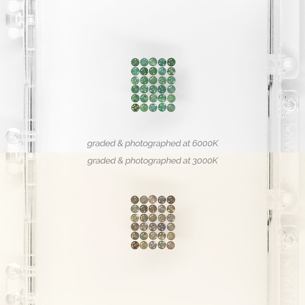 1 to 2mm AA Medium Brazilian Alexandrite Rounds