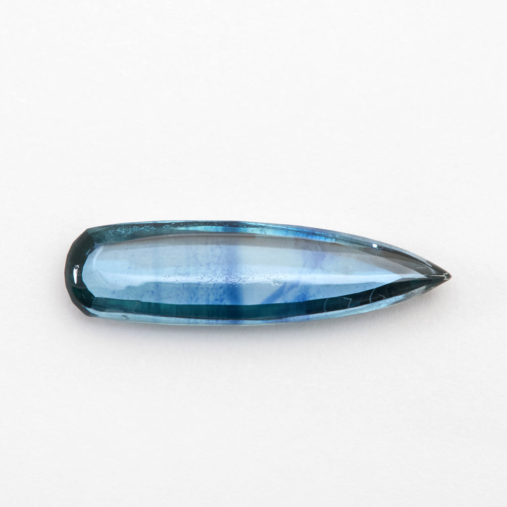 2.34ct Blue Montana Sapphire Elongated Blade