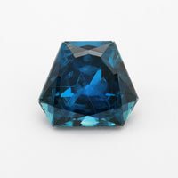 4.08ct Teal Montana Sapphire Modified Triangle