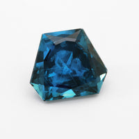 4.08ct Teal Montana Sapphire Modified Triangle