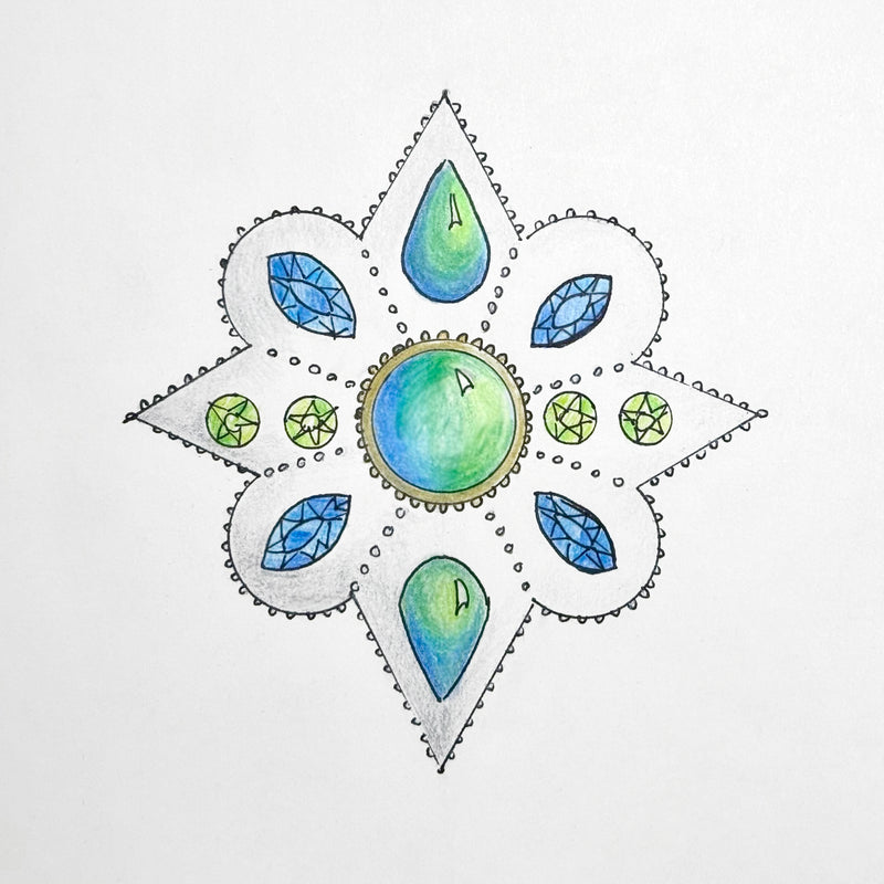 Raffle Pendant/Brooch - Delphine Leymarie