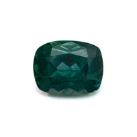 2.73ct Green Montana Sapphire Cushion