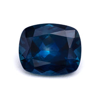 5.06ct Dark Blue Montana Sapphire Cushion