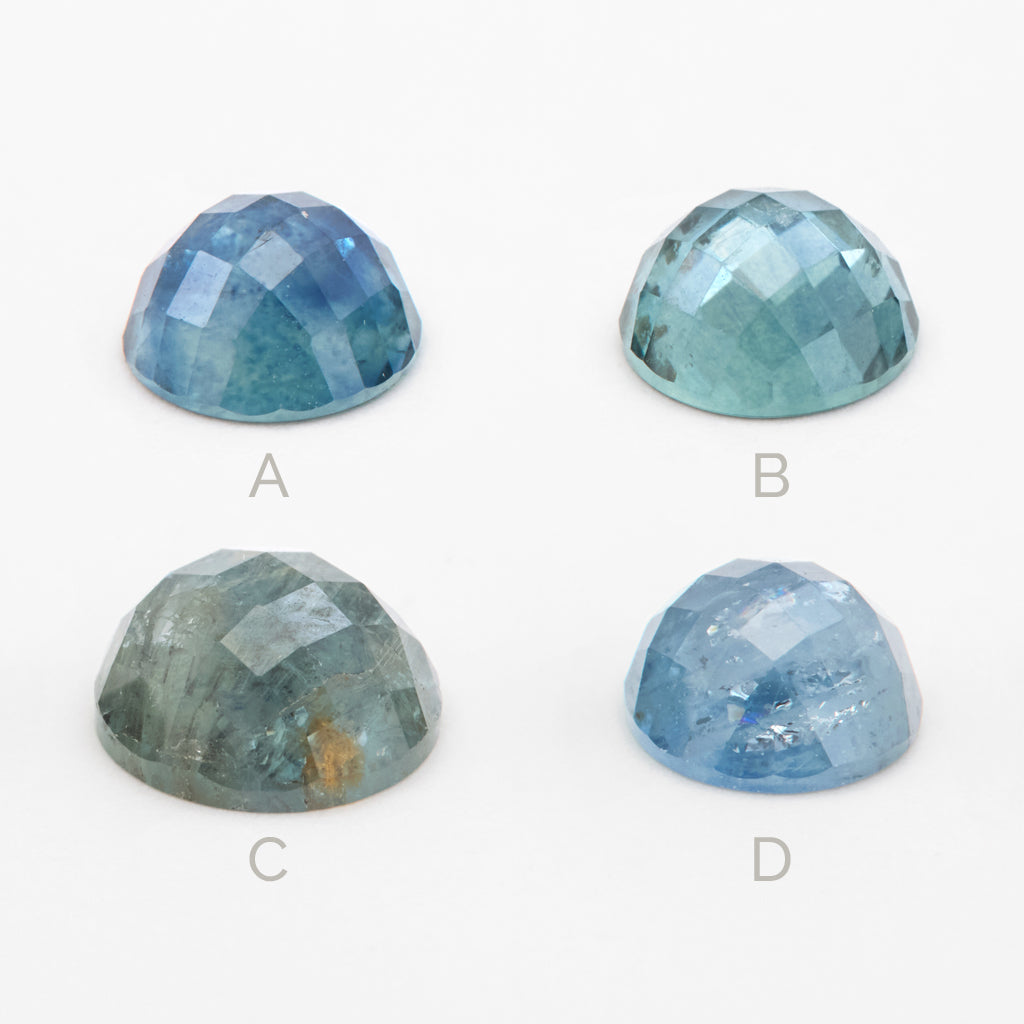 1 to 2.5ct One-of-a-Kind Montana Sapphire Rose Cut Rounds