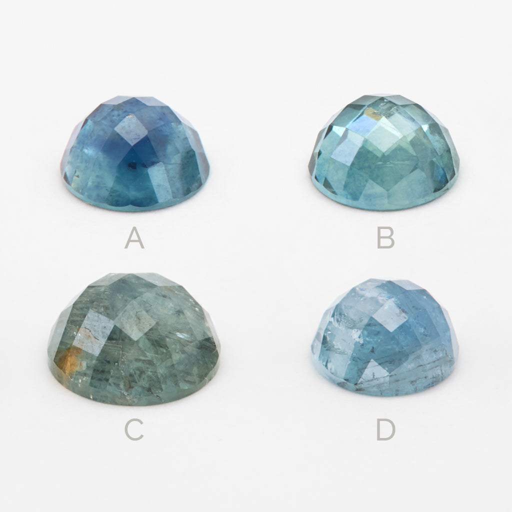 1 to 2.5ct One-of-a-Kind Montana Sapphire Rose Cut Rounds