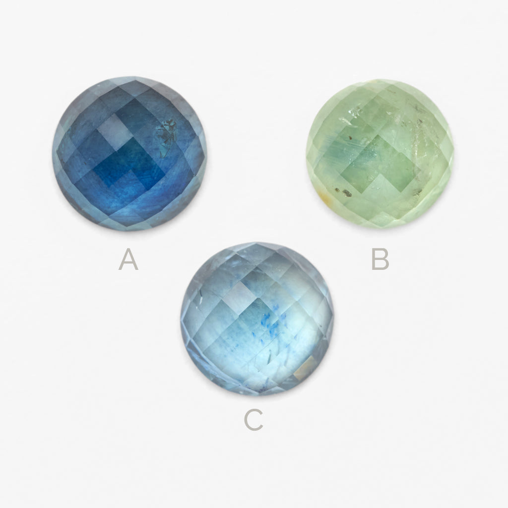 1.5 to 2ct One-of-a-Kind Montana Sapphire Rose Cut Rounds