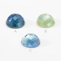 1.5 to 2ct One-of-a-Kind Montana Sapphire Rose Cut Rounds