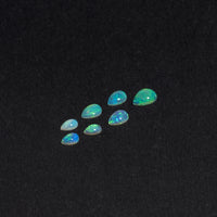 5x3 to 9x7mm Lightning Ridge Crystal Opal Pears – Green Play of Color