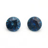 4 to 5.5mm Dark Blue Montana Sapphire Rounds