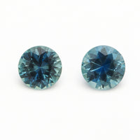 4 to 5.5mm Dark Denim Montana Sapphire Rounds