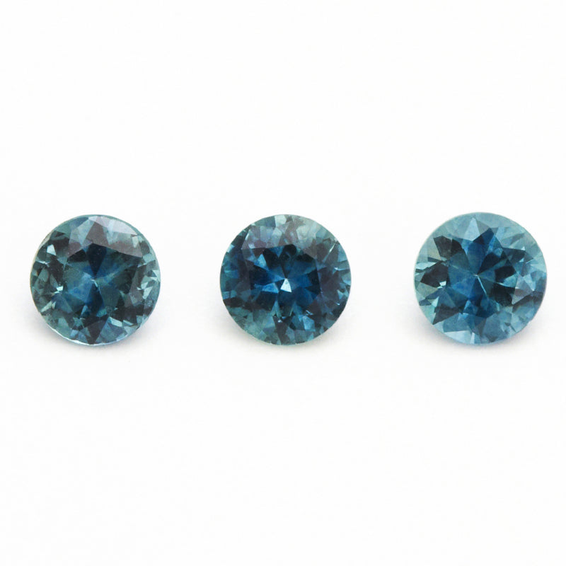 4 to 5.5mm Dark Denim Montana Sapphire Rounds