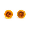 4 to 5.5mm Dark Orange Montana Sapphire Rounds