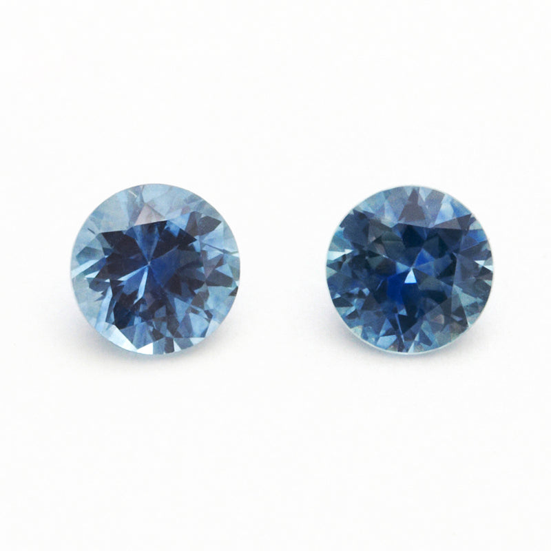 4 to 5.5mm Medium Blue Montana Sapphire Rounds