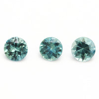 4 to 5.5mm Medium Teal Montana Sapphire Rounds