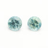 4 to 5.5mm Light Teal Montana Sapphire Rounds