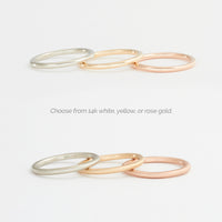 Customizable 3mm Round Organics Ring No. 9779