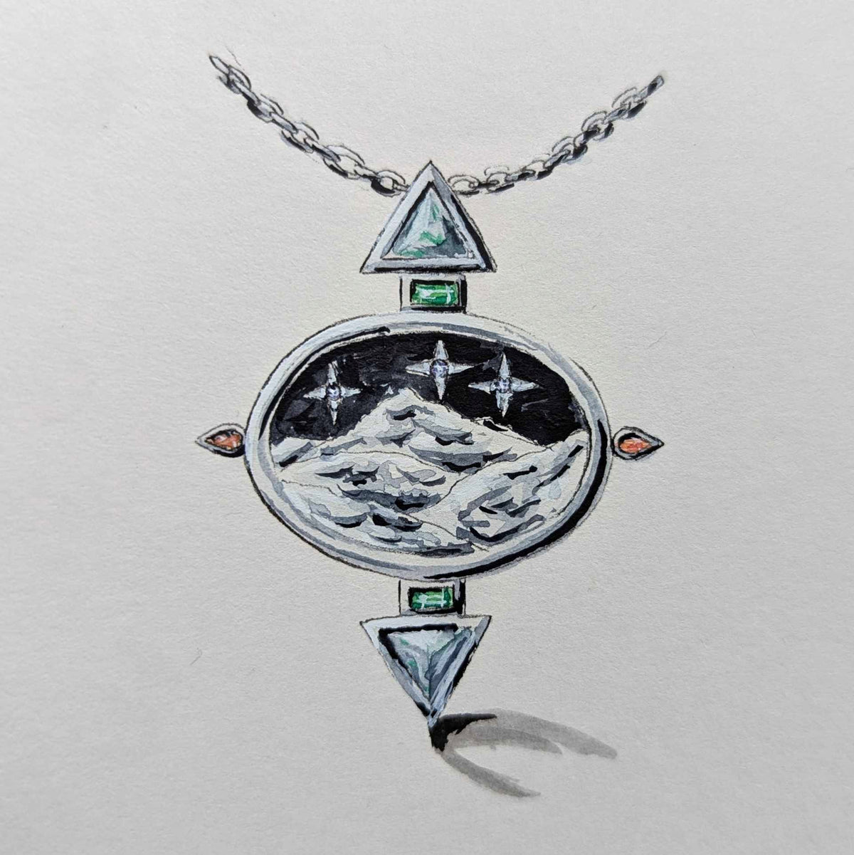 Raffle Necklace - Rowan Keylock