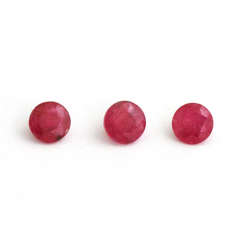 1.75 to 3.5mm AAA Wyoming Ruby Rounds