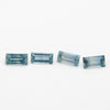 4x2mm Dark Denim Montana Sapphire Baguettes