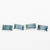 4x2mm Dark Denim Montana Sapphire Baguettes