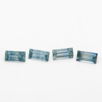4x2mm Dark Denim Montana Sapphire Baguettes