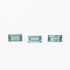 4x2 to 5x2.5mm Dark Teal Montana Sapphire Baguettes