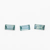 4x2 to 5x2.5mm Dark Teal Montana Sapphire Baguettes