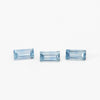 4x2mm Medium Blue Montana Sapphire Baguettes