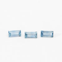 4x2mm Medium Blue Montana Sapphire Baguettes