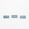 4x2mm Medium Blue Montana Sapphire Baguettes