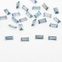 4x2 to 5x2.5mm Medium Denim Montana Sapphire Baguettes