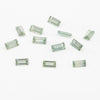 4x2 to 5x2.5mm Medium Green Montana Sapphire Baguettes