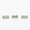 4x2 to 5x2.5mm Medium Green Montana Sapphire Baguettes