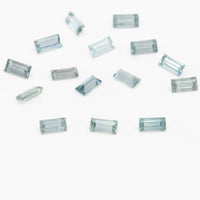 4x2 to 5x2.5mm Medium Teal Montana Sapphire Baguettes