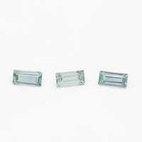 4x2 to 5x2.5mm Medium Teal Montana Sapphire Baguettes